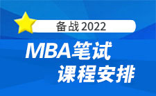 備戰2018MBA筆試招生簡章