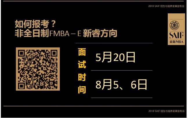 交大高金2018MBA培養與招生全解析